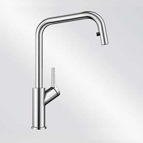Blanco Jurena bateria kuchenna, wyciągana wylewka chrom 520765 520765 A od 