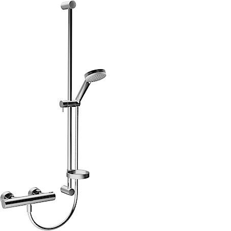 HANSA PRISMA termostat prysznicowy z zestawem prysznicowym chrom 48080131 48080131 od 