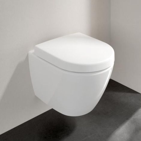 Villeroy&Boch Subway 2.0 miska WC wisząca 35,5 x 48 cm biała powłoka CeramicPlus 5606R0R1 5606R0R1 od 