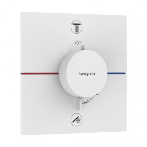 HANSGROHE ShowerSelect Comfort E Bateria termostatyczna, do 2 odbiorników  biały mat 15578700 15578700 od 