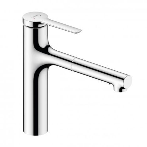 HANSGROHE Zesis M33 bateria kuchenna 160, metalowa wyciągana wylewka, 2jet, sBox chrom 74823000 74823000 od 