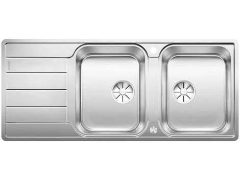 BLANCO CLASSIMO 8 S-IF zlewozmywak 116x50 cm odwracalny, korek auto., PushControl, InFino stal polerowana 525332 525332 od 