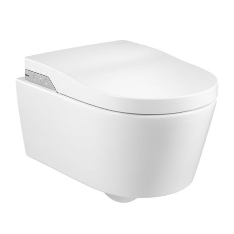 ROCA Inspira toaleta myjąca wisząca z deską WC 56,2 X 39 cm kolor biały  A803060001 A803060001 od 