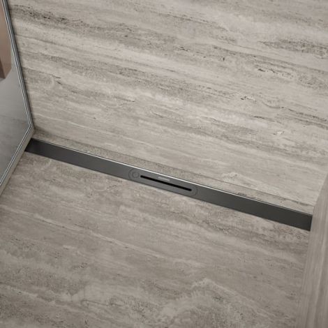 KALDEWEI FLOWLINE ZERO pokrywa do odpływu liniowego z możliwością skrócenia, 120 cm kolor grafitowy szczotkowany 940100010932 940100010932 od 