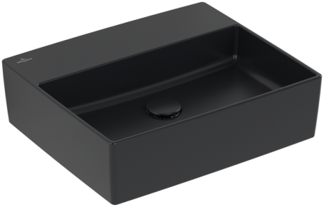 VILLEROY&BOCH Memento 2.0 Umywalka stojąca na blacie 49,8 x 42 x 13,9 cm, bez przelewu, Pure Black CeramicPlus 4A0753R7 4A0753R7 od 