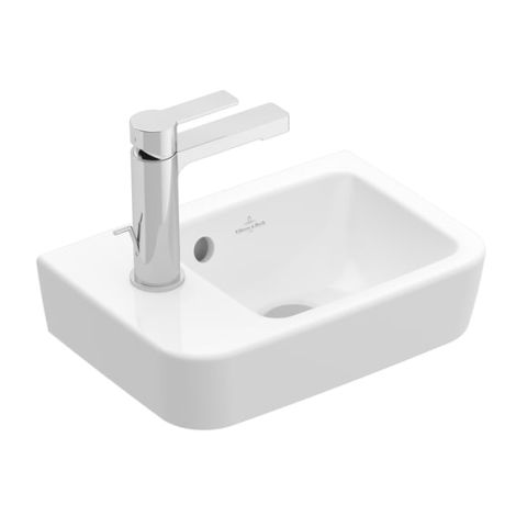 Villeroy&Boch O.novo umywalka 36 x 25 cm z przelewem biała ceramicPlus 434236R1 434236R1 od 