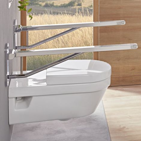 Villeroy & Boch Architectura ViCare miska WC wisząca z DirectFlush, 70 x 37 cm biały z powłoką ceramic plus 5649R0R1 5649R0R1 od 