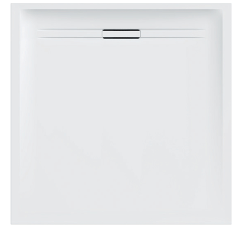 Geberit Sestra Brodzik kwadratowy z konglomeratu 90 x 90 cm, biały / struktura łupka 550250002 550250002 od 