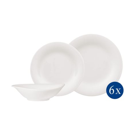 Villeroy&Boch Essential White Zestaw obiadowy 18-częściowy biały 1952328152 1952328152 od 