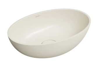 OMNIRES SHELL M+ Umywalka nablatowa, 50 x 32 cm white sand mat SHELL500UNWS SHELL500UNWS od 