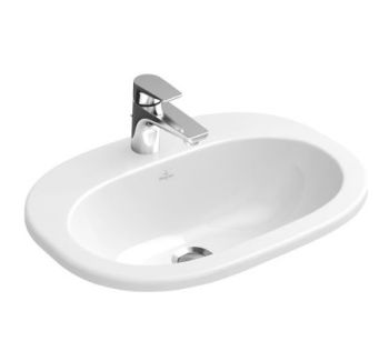 VILLEROY&BOCH O.Novo Umywalka wpuszczana w blat owalna 56 x 40,5 cm biała 41615601 41615601 od 
