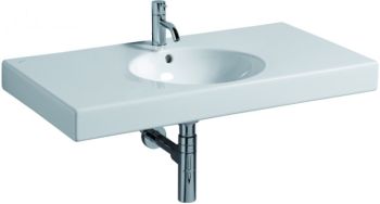 GEBERIT Preciosa 2 Umywalka 90x50 cm z otworem i przelewem biała 123290000 123290000 od 