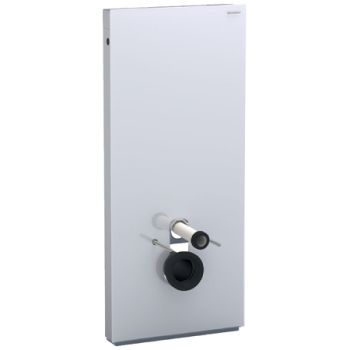 GEBERIT Monolith moduł sanitarny do WC wiszącego H114 cm szkło biały/aluminium 131031SI5 131.031.SI.5 od 