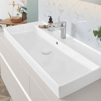 VILLEROY&BOCH Collaro Umywalka meblowa szlifowana 100 x 47 cm biała z powłoką CeramicPlus 4A331GR1 4A331GR1 od 