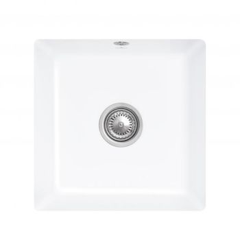 VILLEROY&BOCH Subway 50 SU Zlewozmywak podblatowy 44 x 44cm, z korkiem automatycznym kolor biały z powłoką CeramicPlus 332502R1 332502R1 od 