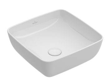 VILLEROY&BOCH Artis Umywalka stojąca na blacie 41x41 cm biały mat CeramicPlus 417841RW 417841RW od 