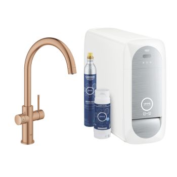 GROHE-Blue Home bateria kuchenna z funkcją filtra i chłodzenia brushed warm sunset 31455DL1 31455DL1 od 