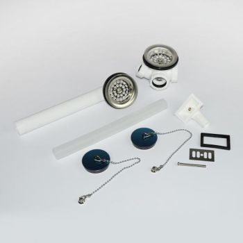 Villeroy&Boch Zestaw przelewowy, 211x283x86,5 mm, chrom 94290061 94290061 od 