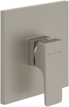 Villeroy&Boch Architectura Square bateria prysznicowa podtynkowa, nikiel szczotkowany TVS12500200064 TVS12500200064 od 