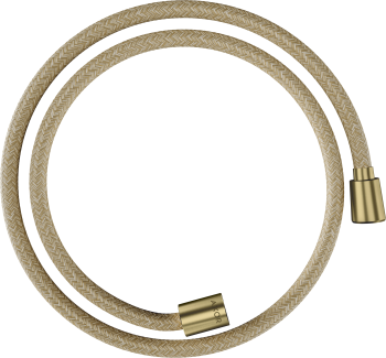 HANSGROHE Axor ShowerSolutions Tekstylny wąż prysznicowy 125 cm z nakrętką cylindryczną i stożkową mosiądz szczotkowany 28227950 28227950 od 