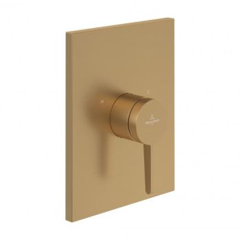 Villeroy&Boch  Conum podtynkowa bateria jednouchwytowa do 1 odbiornika brushed Gold TVS12700400076 TVS12700400076 od 