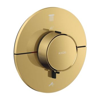 AXOR ShowerSelect ID Bateria termostatyczna do 2 odbiorników, okrągła, złoty optyczny polerowany 36750990 36750990 od 