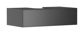 HANSGROHE Xevolos E Szafka pod szlifowaną umywalkę wpuszczaną w blat/nablatową z 1 szufladą 98 x 55cm, szary łupek matowy 54315770 54315770 od 