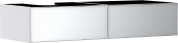 HANSGROHE Xevolos E Szafka pod szlifowaną umywalkę wpuszczaną w blat/nablatową po lewej stronie z 2 szufladami 137 x 55cm, biały mat 54319320 54319320 od 