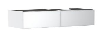 HANSGROHE Xevolos E Szafka pod szlifowaną umywalkę wpuszczaną w blat/nablatową po prawej stronie z 2 szufladami 137 x 55cm, biały mat 54322320 54322320 od 