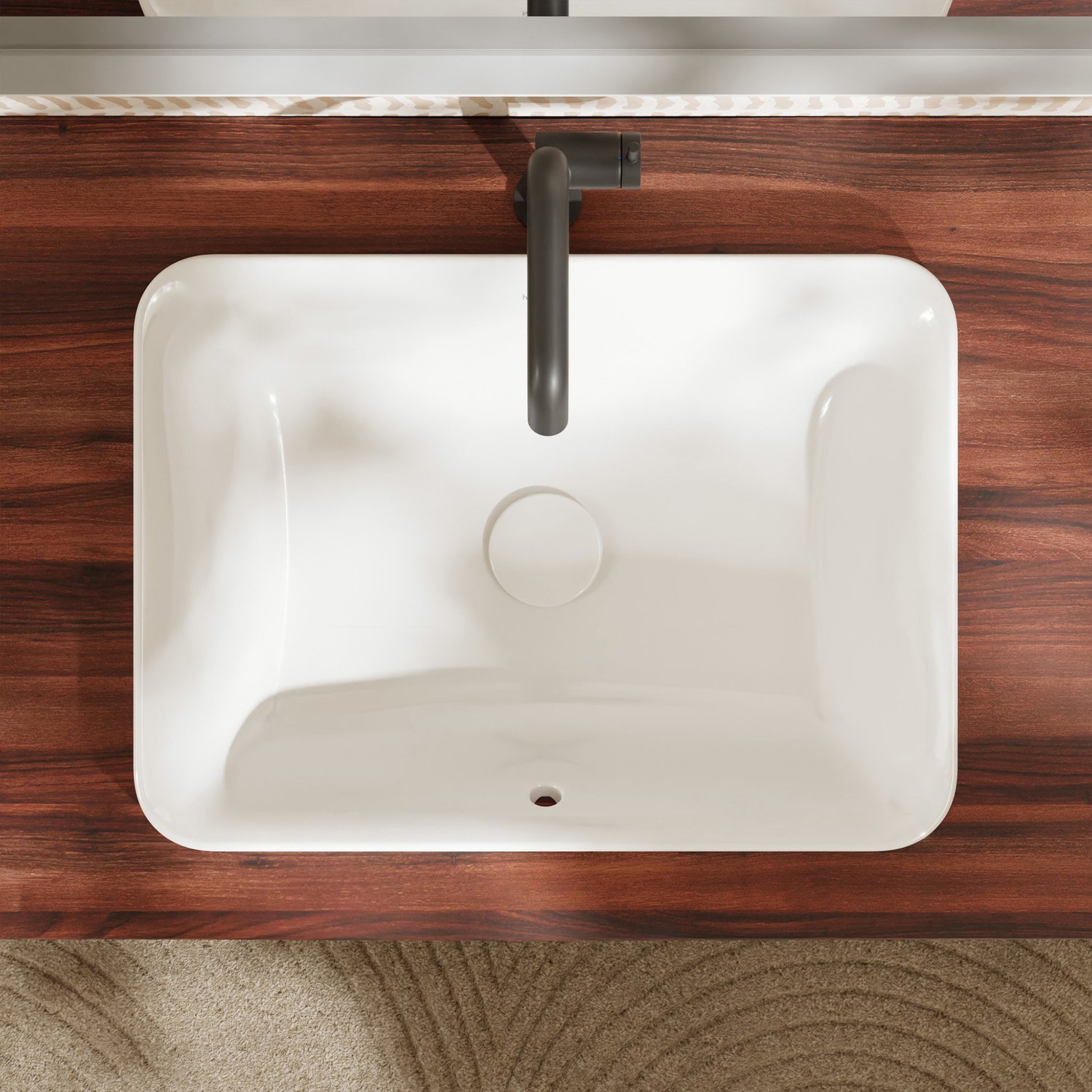umywalka wpuszczana w blat Hansgrohe Xuniva Q